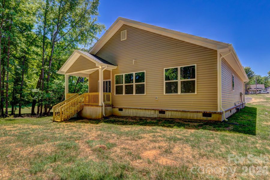 Exterior details and patio area of a home in , Cherryville (Image 4).