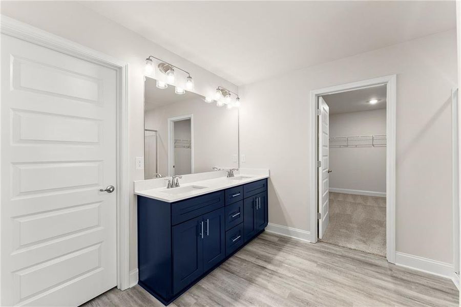 Furnished interior view inside a new home in Magnolia Villas, Cornelia (Image 10).