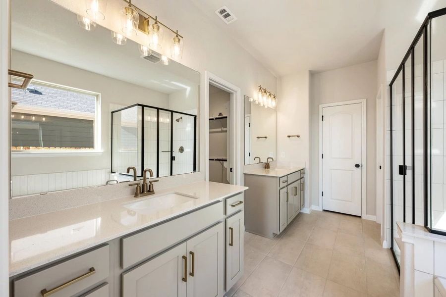 Furnished interior view inside a new home in Willow Springs, Buda (Image 16).