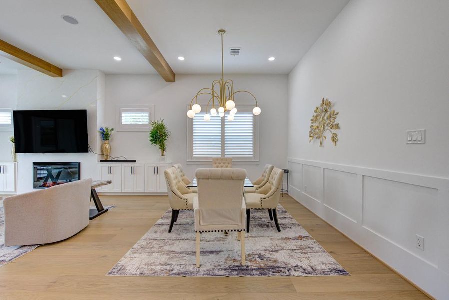 Furnished interior view inside a new home in , Houston (Image 17). Furnished interior view inside a new home in , Houston (Image 17).