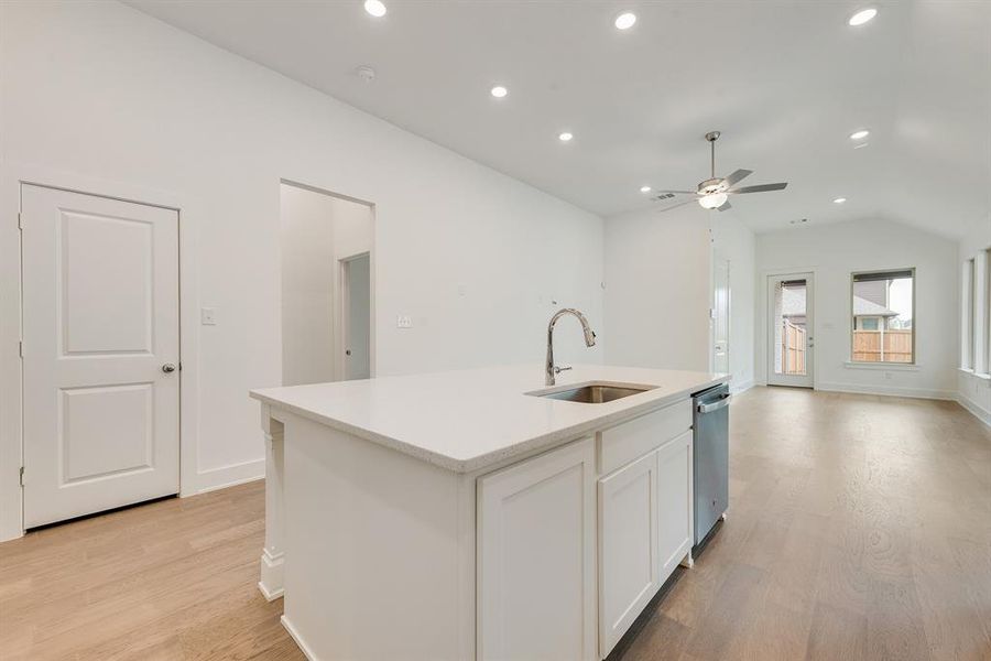 Furnished interior view inside a new home in Edgewater, Fate (Image 10).