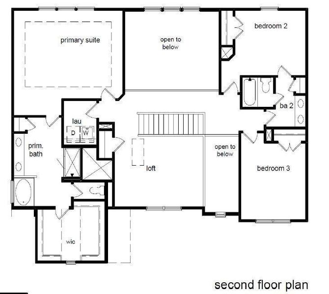 2D floor plan layout of this home in Parkview Estates, South Fulton, GA (Image 3).