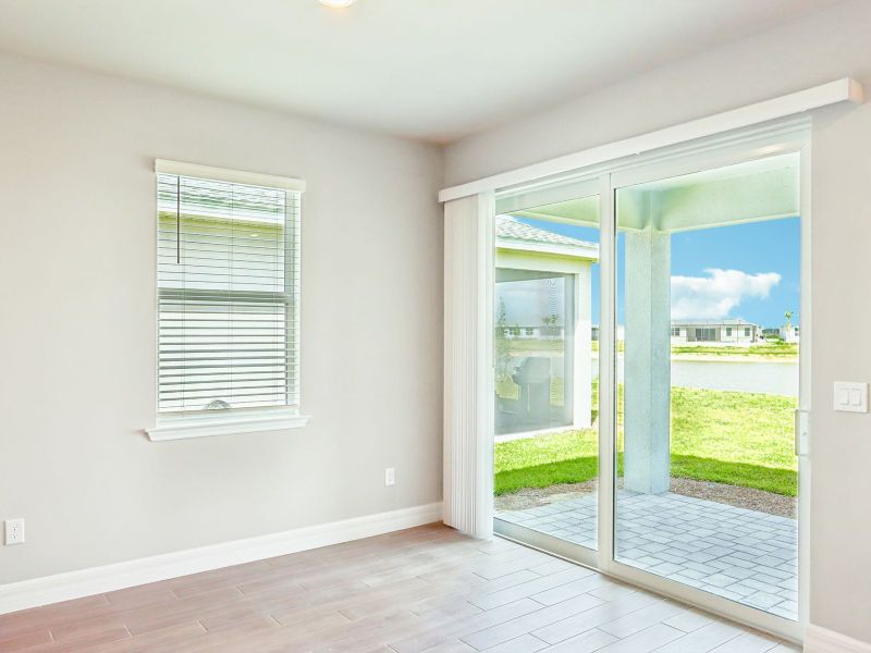Dining room in the Dove floorplan at 44331 Frontier Dr