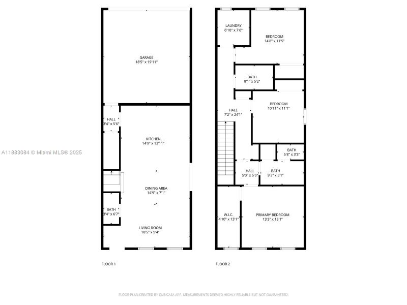 2D floor plan layout of this home in , Port St. Lucie, FL (Image 3).