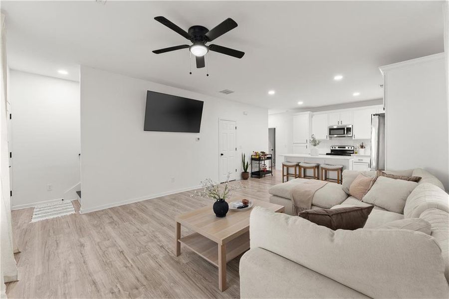 Furnished interior view inside a new home in , Lula (Image 9).