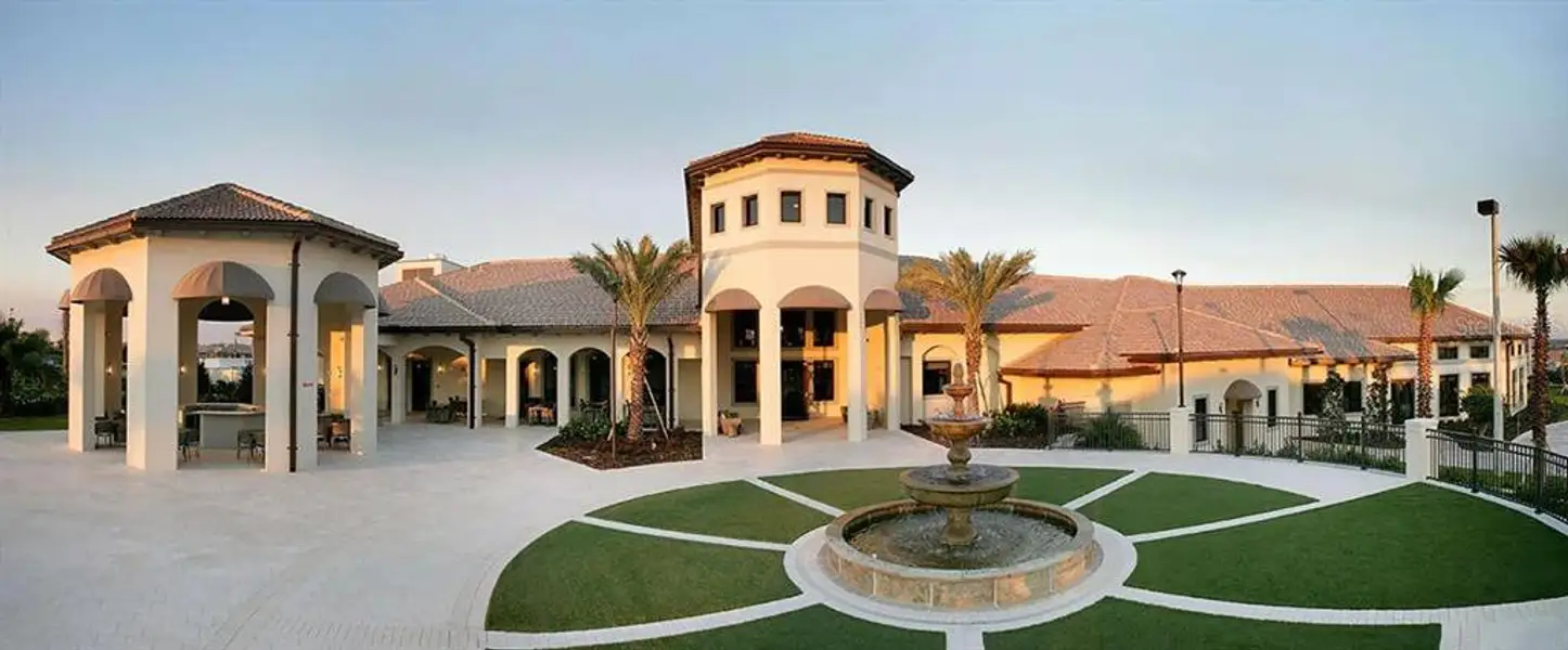 Front exterior of a new home in , Davenport, FL, highlighting curb appeal (Image 21).