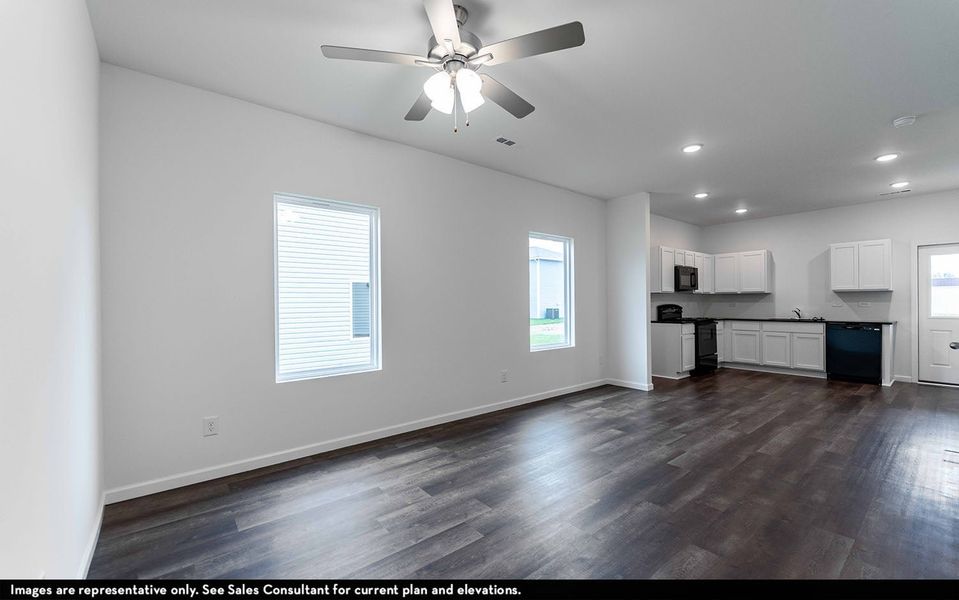 Representative unfurnished interior of a home built from the Ross by CastleRock Communities in Stonehenge, Manchester (Image 6).