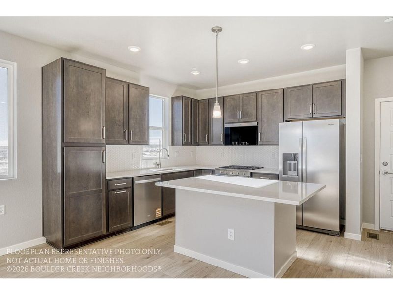Furnished interior view inside a new home in Baseline, Broomfield (Image 4).