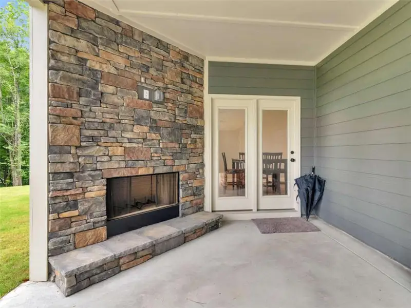 Exterior details and patio area of a home in , Newnan (Image 26). Exterior details and patio area of a home in , Newnan (Image 26).