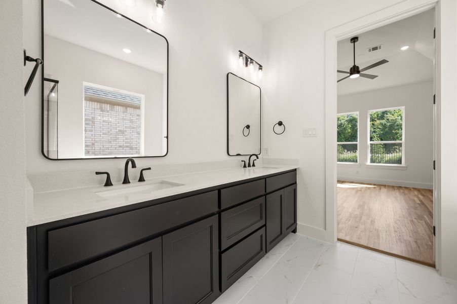Furnished interior view inside a new home in Parks of Aledo, Aledo (Image 16).