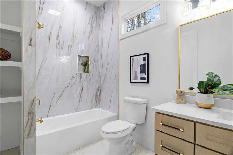 Furnished interior view inside a new home in , Decatur (Image 16).