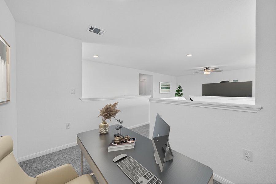Furnished interior view inside a new home in Lisso, Pflugerville (Image 13).