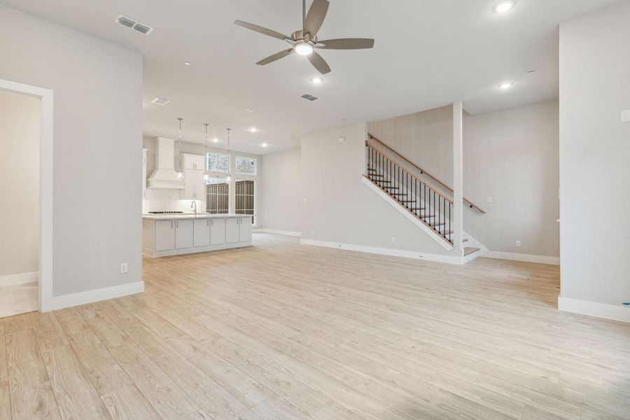 Spacious, unfurnished interior of a new home in Newman Village Townhomes, Frisco (Image 12).