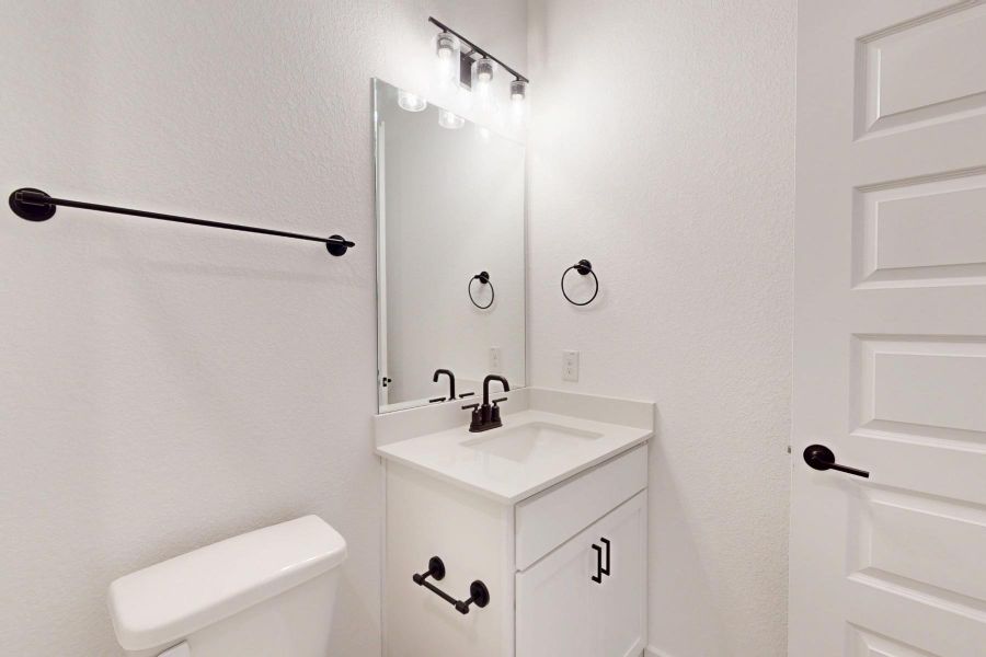 Furnished interior view inside a new home in Cedar Brook, Leander (Image 7). Furnished interior view inside a new home in Cedar Brook, Leander (Image 7).