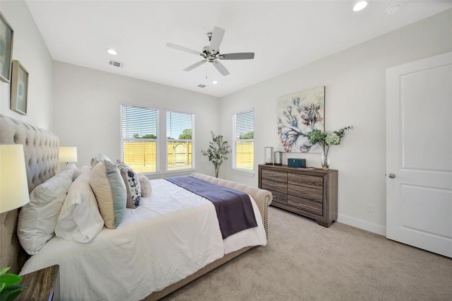 Furnished interior view inside a new home in , Houston (Image 27). Furnished interior view inside a new home in , Houston (Image 27).