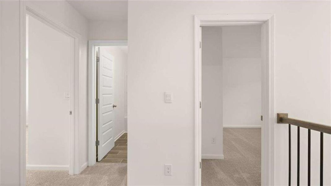 Spacious, unfurnished interior of a new home in The Gates at Pates Creek, Hampton (Image 37).