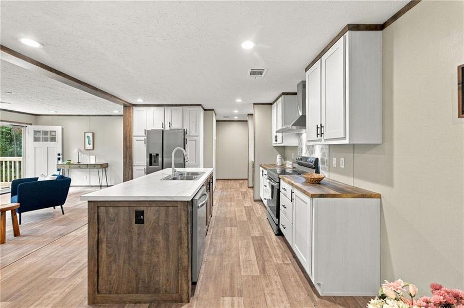 Furnished interior view inside a new home in , Clarkesville (Image 32).