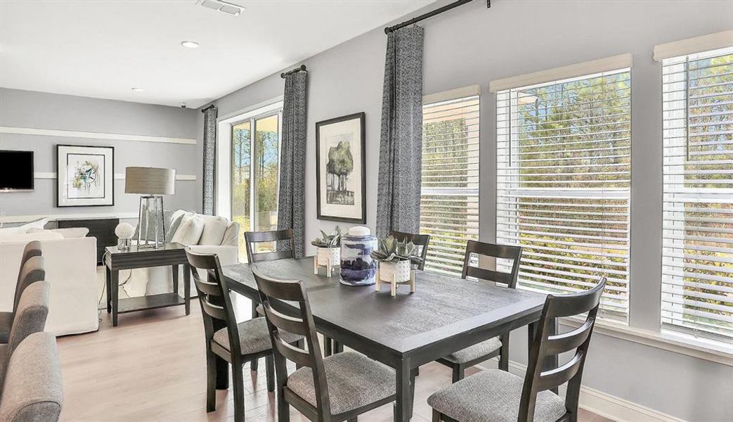 Furnished interior view inside a new home in Wilford Preserve, Orange Park (Image 5). Furnished interior view inside a new home in Wilford Preserve, Orange Park (Image 5).