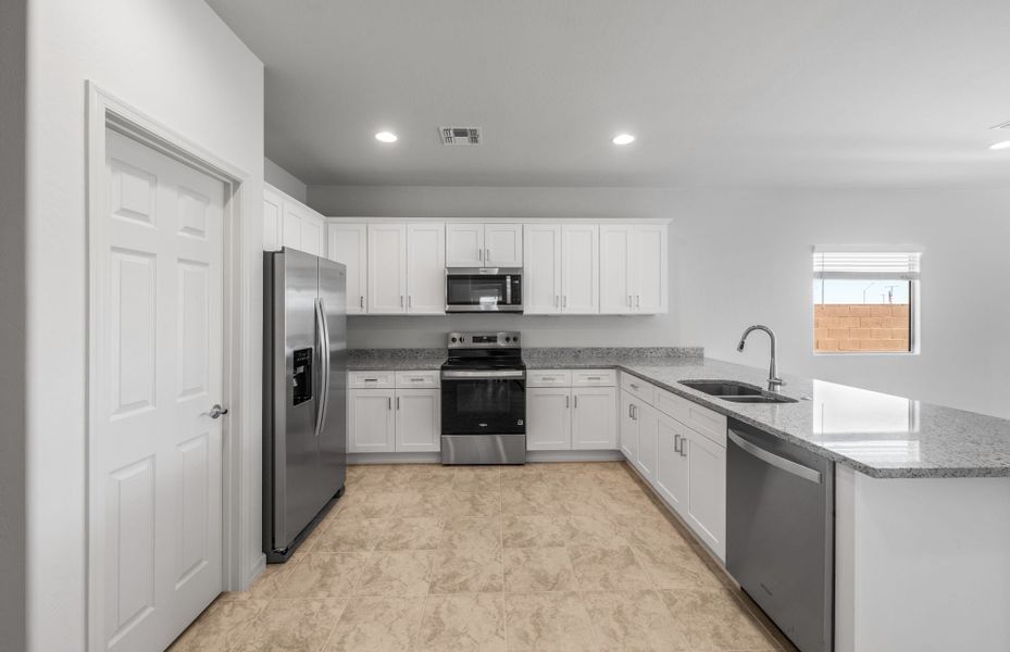 Furnished interior view inside a new home in Hayden Estates, Buckeye (Image 14).