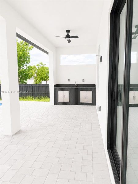 Exterior details and patio area of a home in , Cape Coral (Image 16). Exterior details and patio area of a home in , Cape Coral (Image 16).