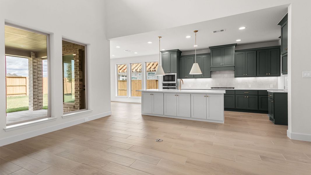 Furnished interior view inside a new home in Meridiana, Manvel (Image 4).