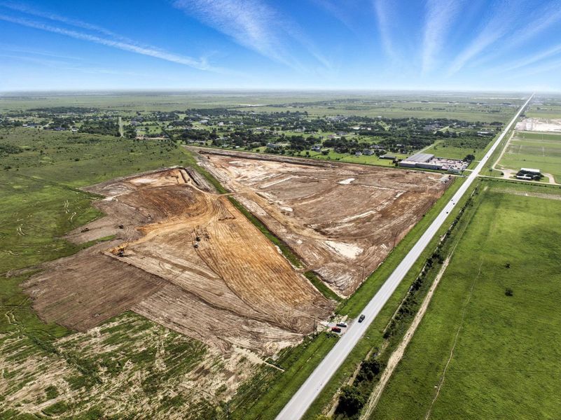Site preparation for new homesites in Mirabella, Brookshire (Image 22). Site preparation for new homesites in Mirabella, Brookshire (Image 22).