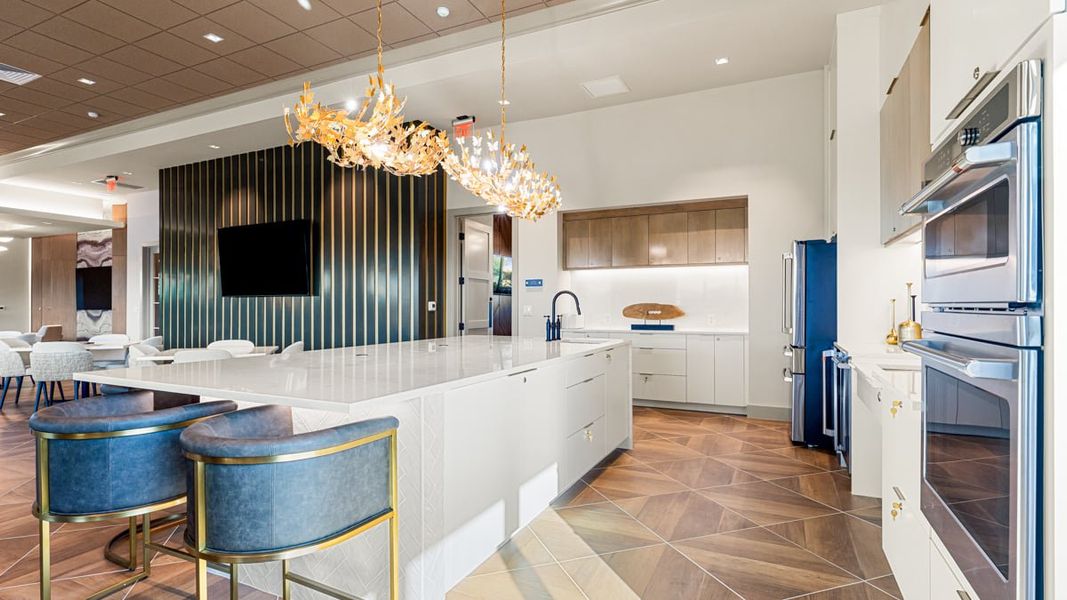 Furnished interior view inside a new home in Esplanade by the Islands, Naples (Image 12).