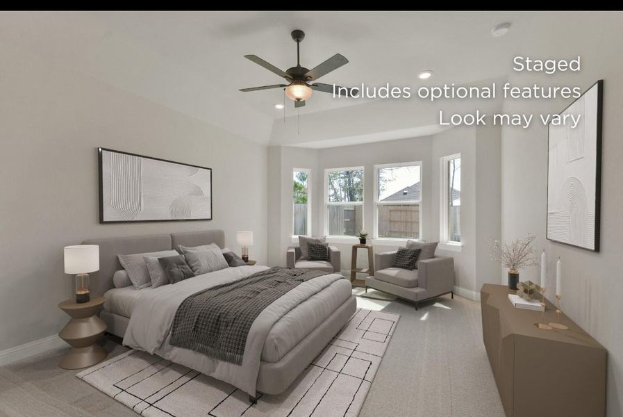 Furnished interior view inside a new home in WILDTREE 50', Montgomery (Image 5).