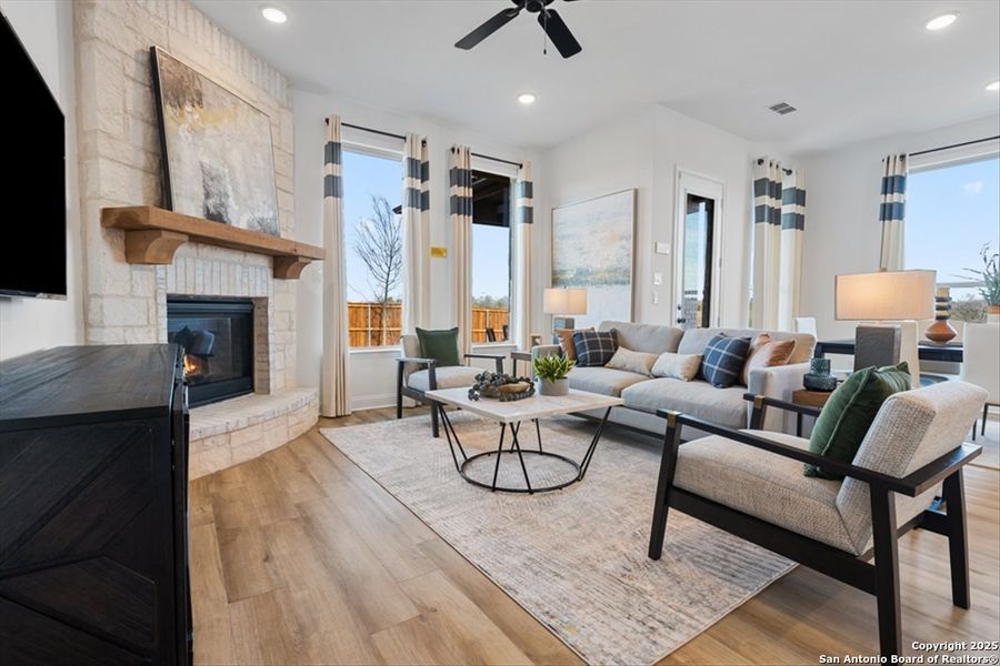 Furnished interior view inside a new home in Vista Ridge, Live Oak (Image 22).