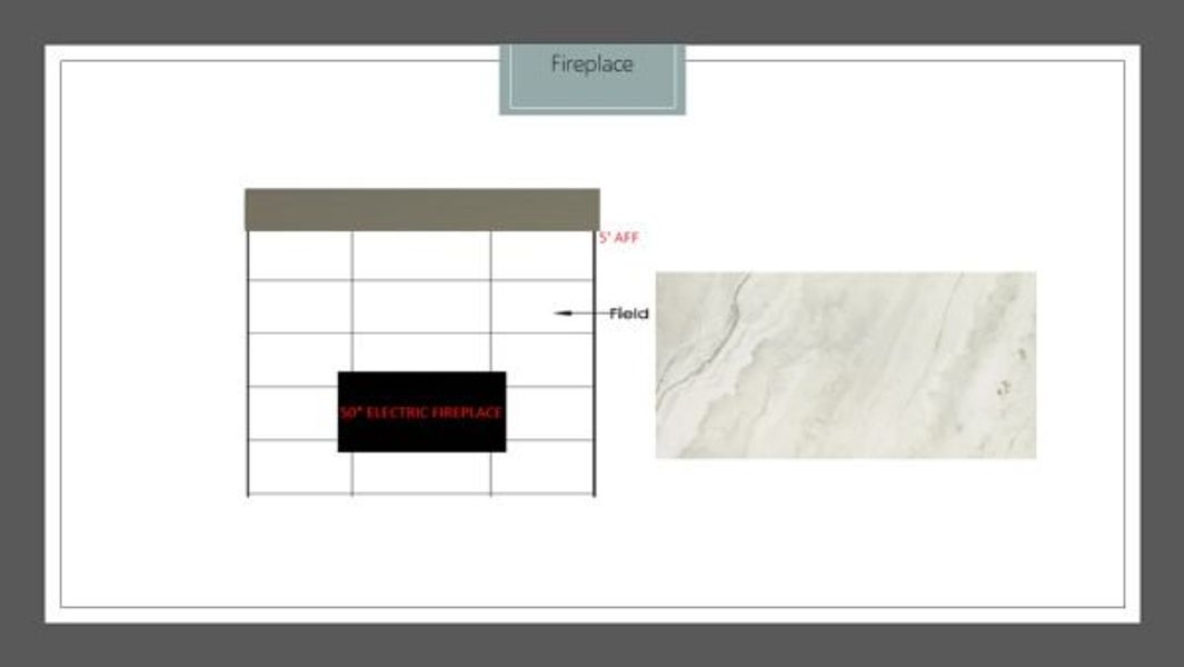 Sample of building materials used in homes in Rio Vista at Kelly Ranch, Aledo (Image 31).