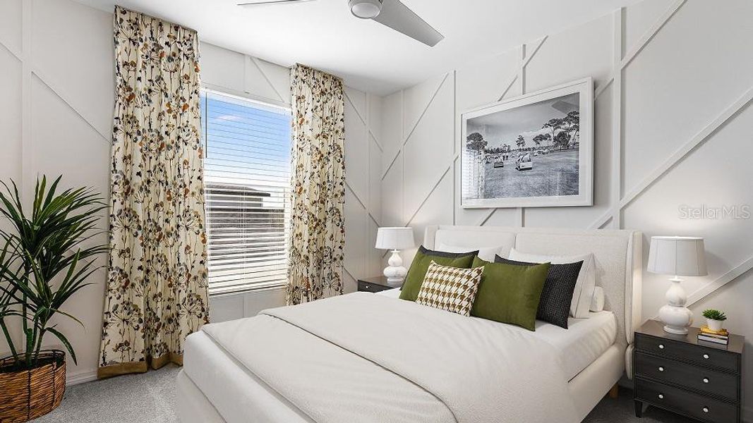 Furnished interior view inside a new home in Rye Ranch: Americana Series, Parrish (Image 5).