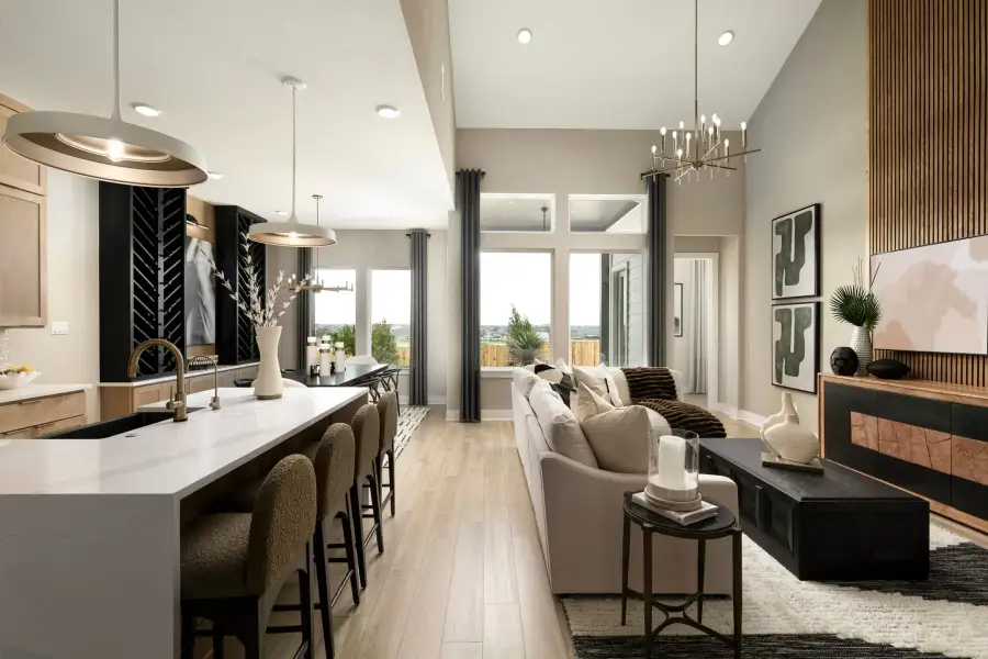 Furnished interior view inside a new home in Edgewood, Leander (Image 8).