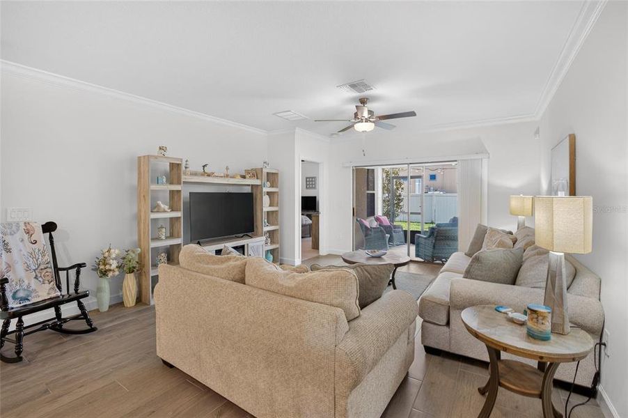 Furnished interior view inside a new home in Southshore Bay Active Adult, Wimauma (Image 16).