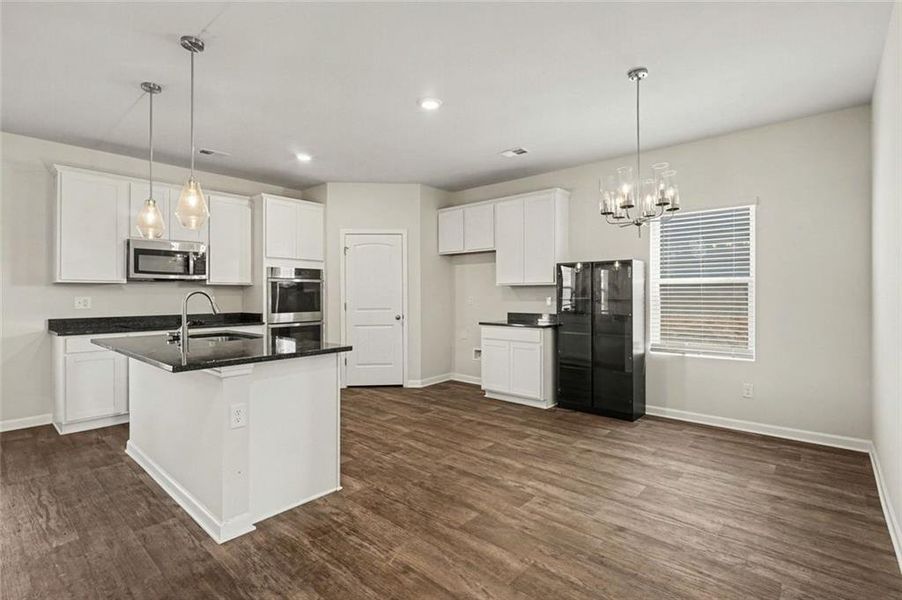 Furnished interior view inside a new home in , Covington (Image 12).