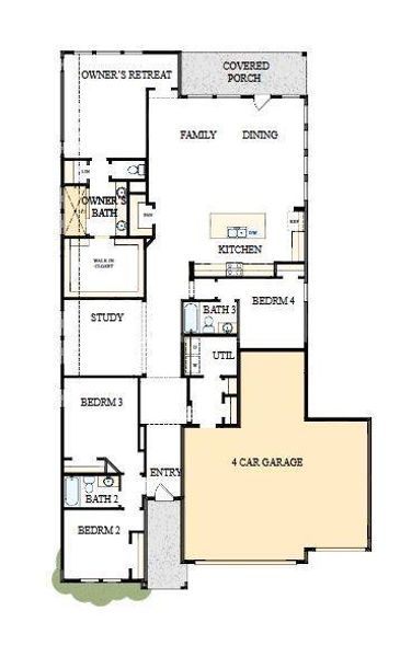 Floorplan – The success of a floorplan is the way you can move through it…You’ll be amazed at how well this home lives…We call it traffic patterns.