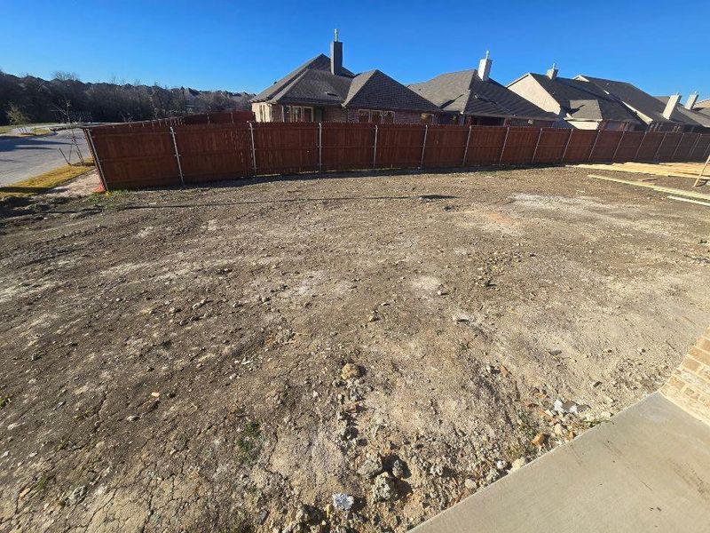 Site preparation for new homesites in Morningstar, Aledo (Image 23).