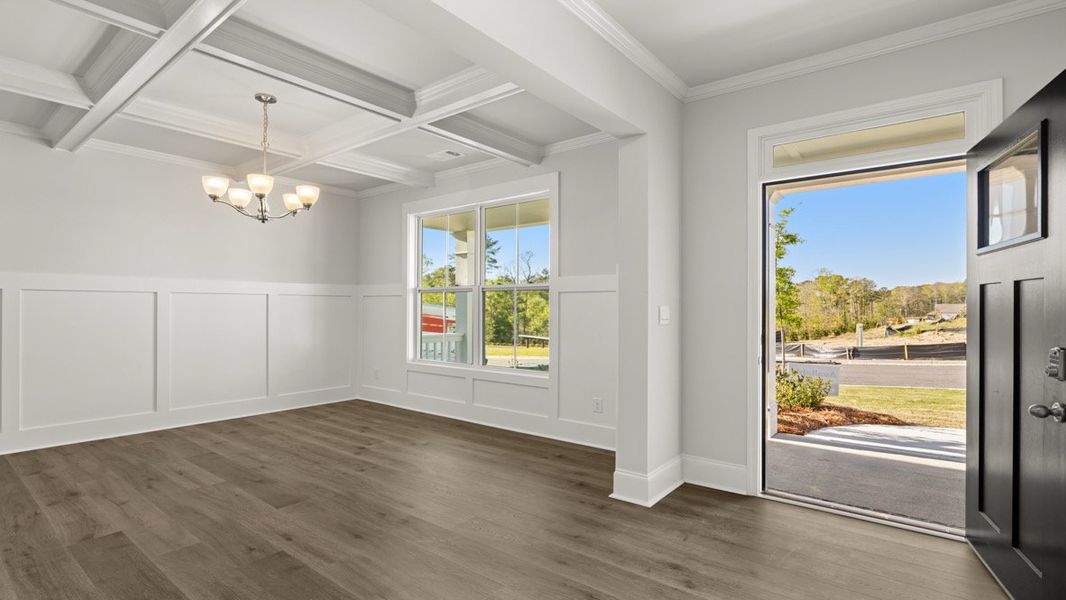 Representative unfurnished interior of a home built from the BELLVIEW by D.R. Horton in Hamptons at Riverwood East, Dallas (Image 16).