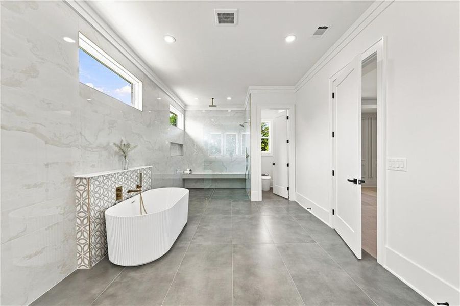 Furnished interior view inside a new home in , Buford (Image 31).
