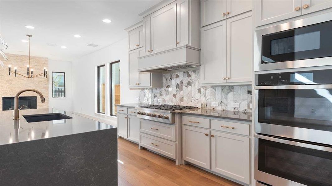 Furnished interior view inside a new home in Fields 60', Frisco (Image 11). Furnished interior view inside a new home in Fields 60', Frisco (Image 11).