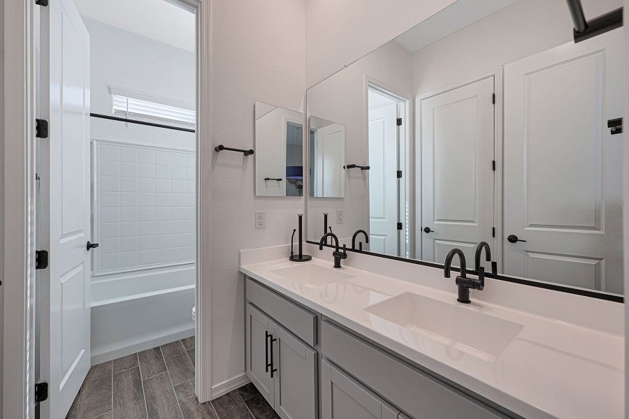 Representative furnished interior of a home built from the Flint by Mattamy Homes in Pinnacle at San Tan Heights, San Tan Valley (Image 29).