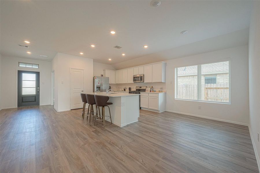 Furnished interior view inside a new home in Sendero: Wildflower II Collection, Rosenberg (Image 8).