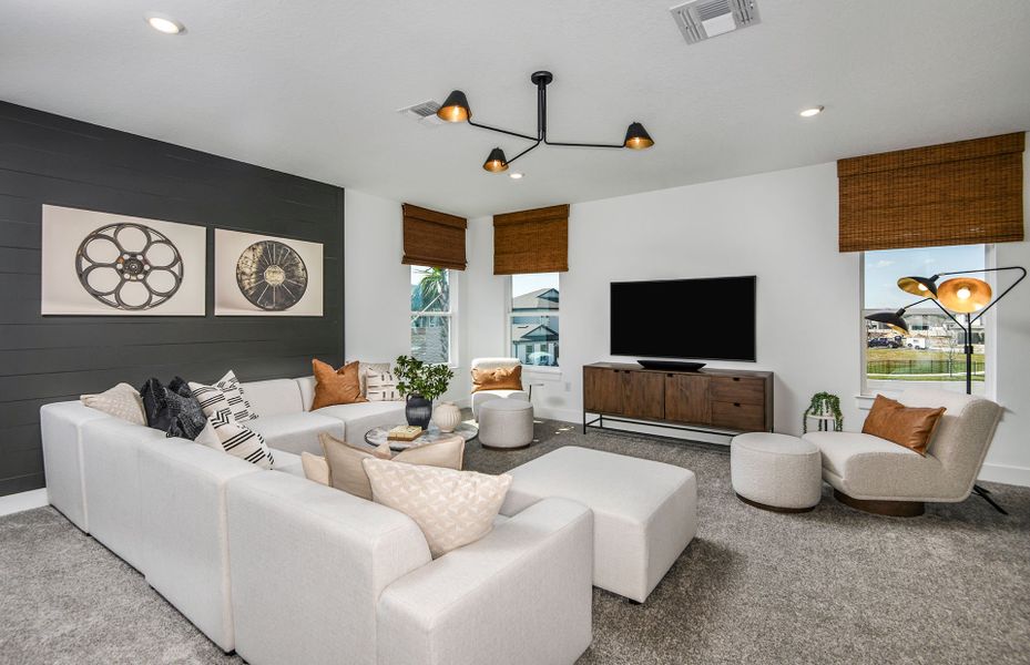 Furnished interior view inside a new home in Vida's Way, Wesley Chapel (Image 16). Furnished interior view inside a new home in Vida's Way, Wesley Chapel (Image 16).