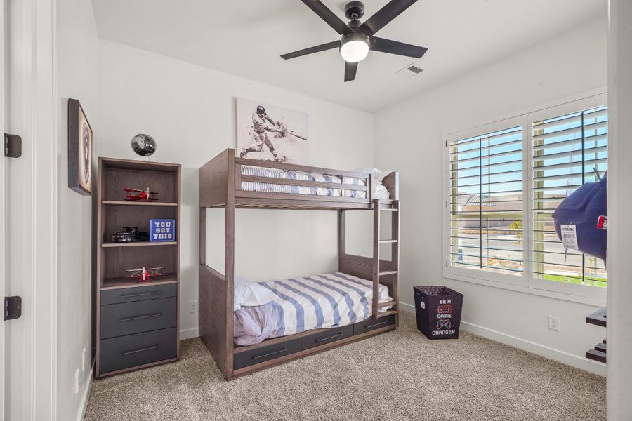 Furnished interior view inside a new home in Painted Sky, El Paso (Image 22). Furnished interior view inside a new home in Painted Sky, El Paso (Image 22).