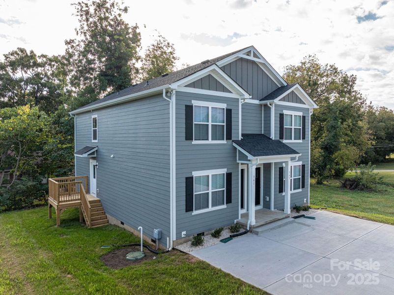 Front exterior of a new home in , Hickory, NC, highlighting curb appeal (Image 2).