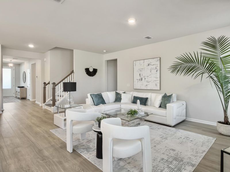 Furnished interior view inside a new home in The Groves of Berkeley, Moncks Corner (Image 48).