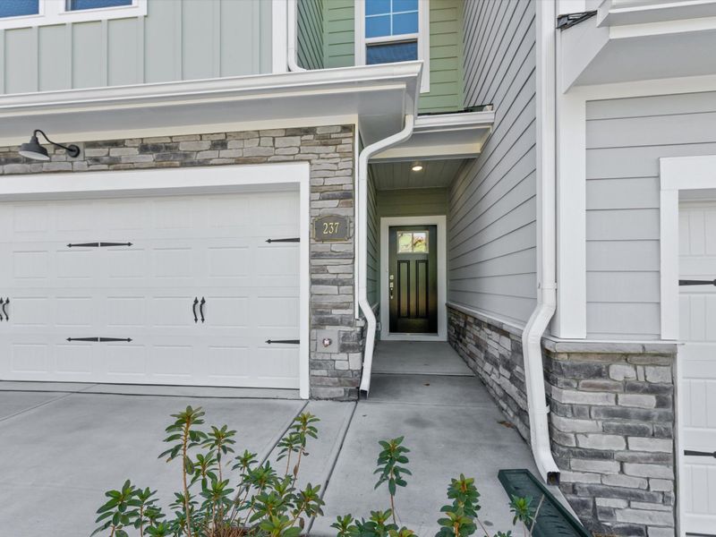 Exterior details and patio area of a home in Westview Towns, Waxhaw (Image 4).