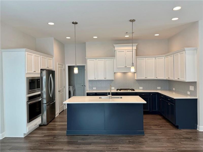 Furnished interior view inside a new home in , Hiram (Image 7).