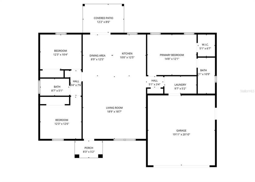 2D floor plan layout of this home in , Ocala, FL (Image 5).