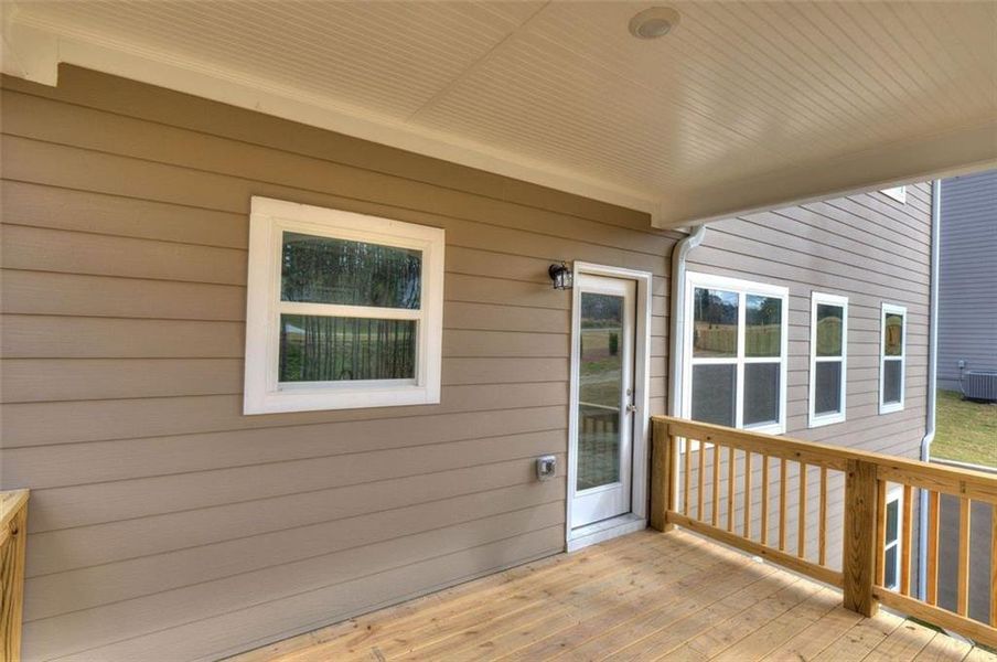 Exterior details and patio area of a home in Traditions at Cedarcrest, Dallas (Image 3).