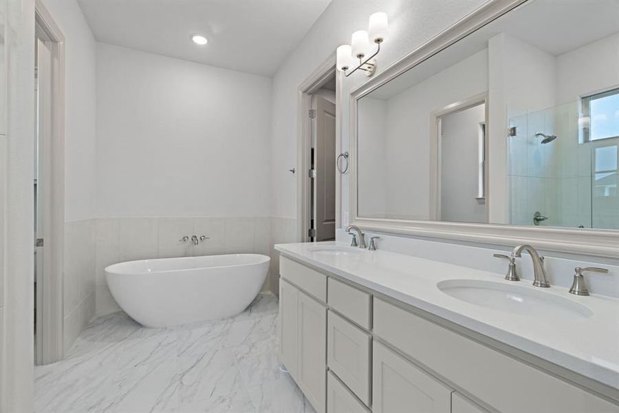 Furnished interior view inside a new home in , Decatur (Image 9).